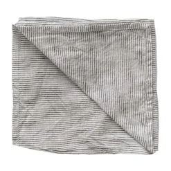 Washed linen tygservett 45x45 cm, Pinstripe^Tell Me More Discount