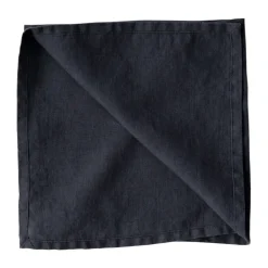 Washed linen tygservett 45x45 cm, Night blue^Tell Me More New