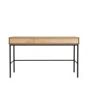 Skrivbord-Ethnicraft Whitebird skrivbord 77x127 cm, Ek 2 dörrar