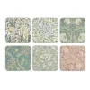 William Morris glasunderlägg 6-pack, Mix & Match^Pimpernel Online