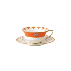 Wonderlust tekopp med fat, peony diamond^Wedgwood Clearance