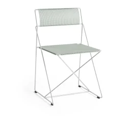 Sittmöbler·Trädgårdsstolar & Utestolar|Trädgårdsstolar & Utestolar-HAY X-Line Indoor Outdoor stol, Pale linden-hot galvanised