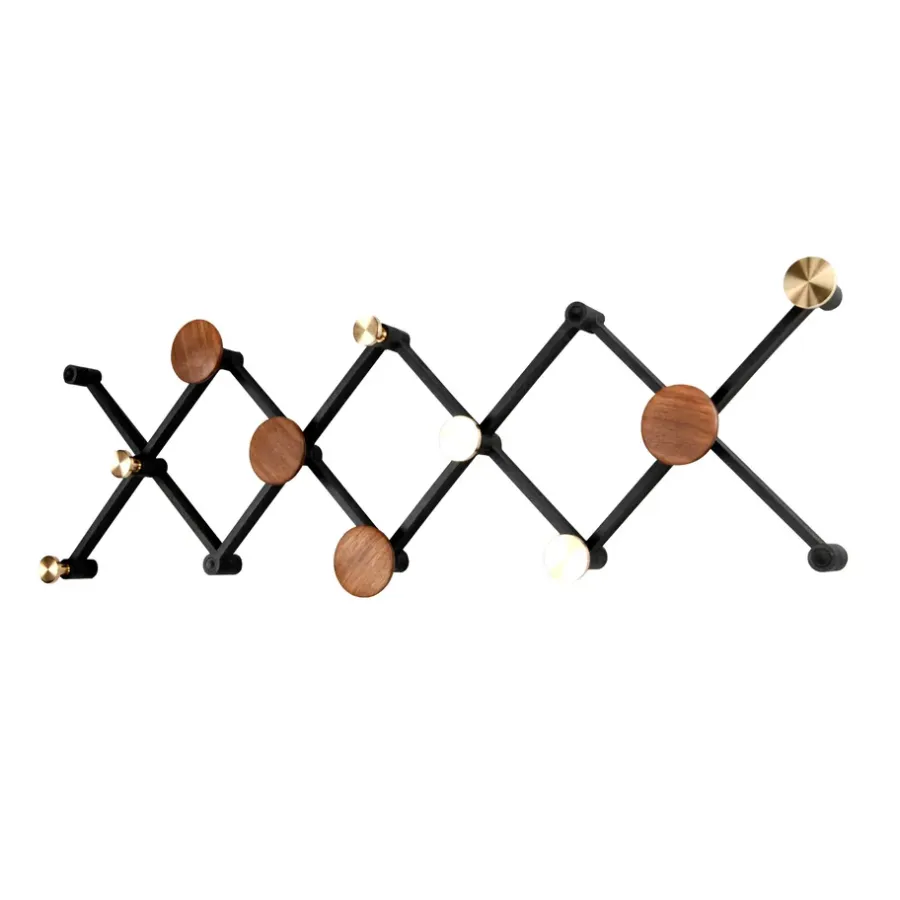 Klädställningar & Galgar|Klädställningar & Galgar-LoCa X•TEND klädhängare, Valnöt