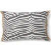 Kuddar-Classic Collection Zebra kudde 40x60 cm, Titanium (grå)