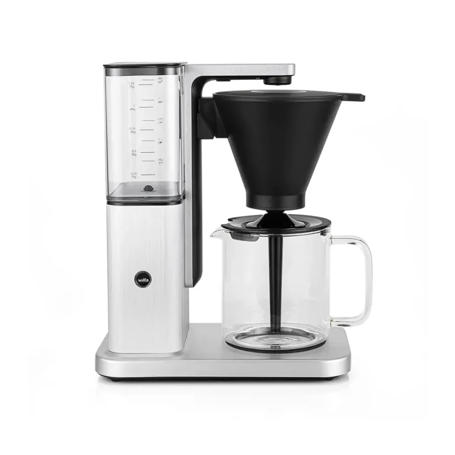 Kaffemaskiner-Wilfa Zense CM10ABA-A125 alux auto kaffebryggare, Silver